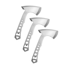 Throwing Axes with Wrench Fuctions for Recreation and Competition (Color: Steel Color, Type: Tomahawk)